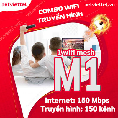 Gói Combo Mesh 1 Internet và truyền hình Viettel