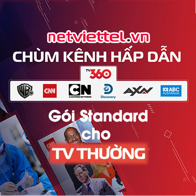 Gói Standard cho ti vi thường (Từ 155 kênh)