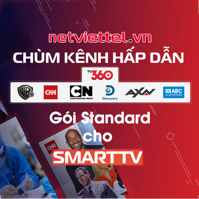 Gói Standard cho tv thông minh - Smart TV (Từ155 kênh)