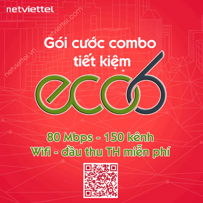 Gói Combo Eco 6 internet và truyền hình viettel